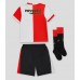 Feyenoord Prima Maglia Bambino 2025-26 Manica Corta (+ Pantaloni corti)